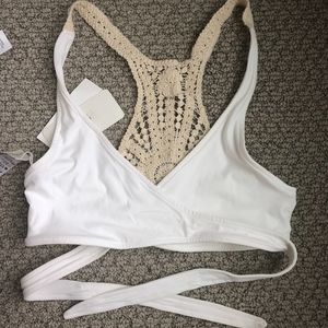 L*Space Wrap Crochet Bikini Top